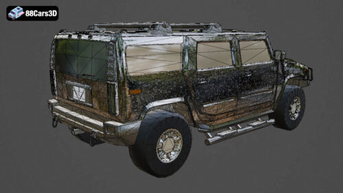 Hummer H2 3D Model