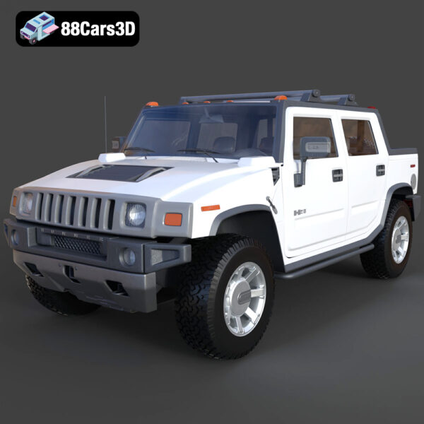 Hummer H2 SUT 2011 3D Model