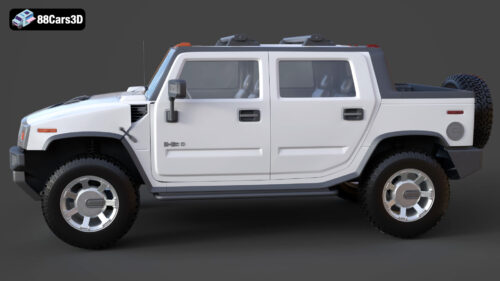 Hummer H2 SUT 2011 3D Model