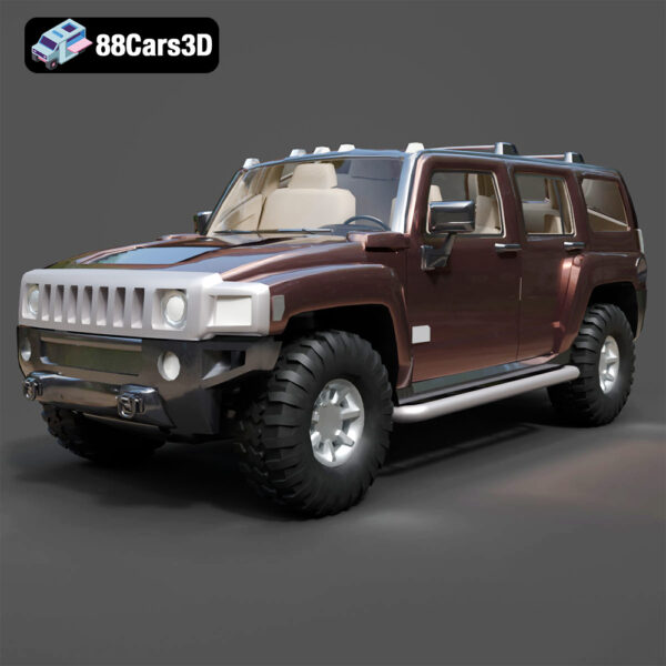 Hummer H3 3D Model