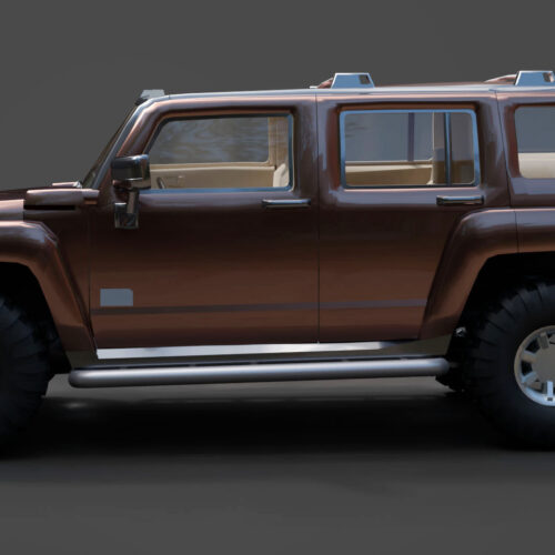 Hummer H3 3D Model