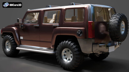 Hummer H3 3D Model