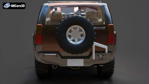 Hummer H3 3D Model