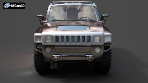 Hummer H3 3D Model