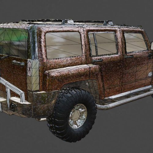 Hummer H3 3D Model
