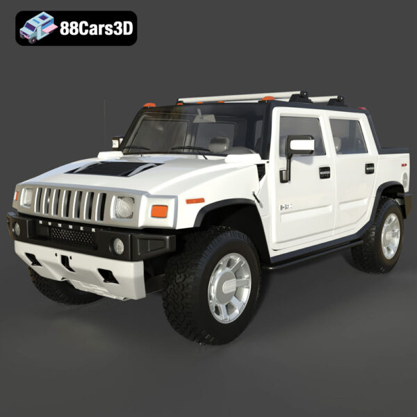 Hummer H2 SUT 2011 3D Model