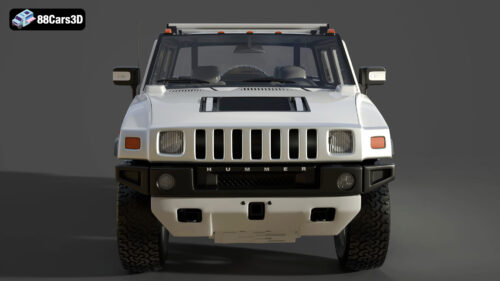 Hummer H2 SUT 2011 3D Model