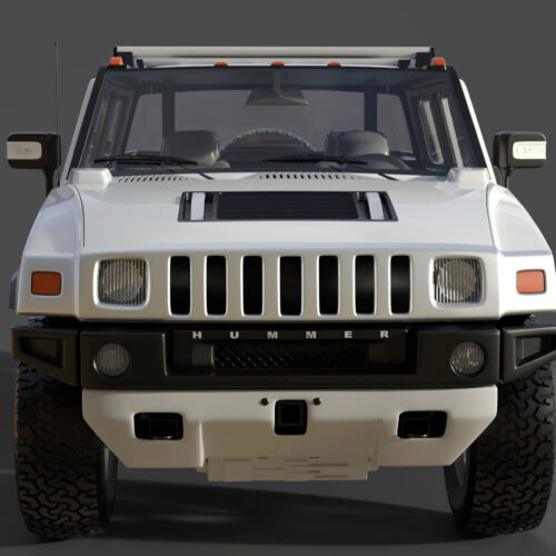 Hummer H2 SUT 2011 3D Model