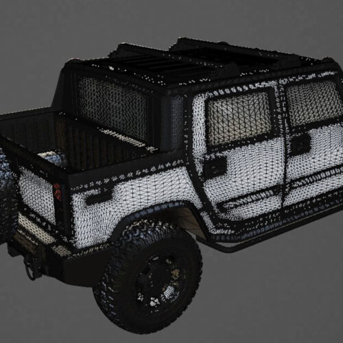 Hummer H2 SUT 2011 3D Model
