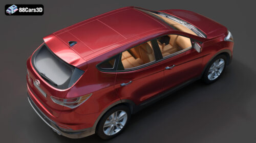 Hyundai Santa Fe Sport 2013 3D Model