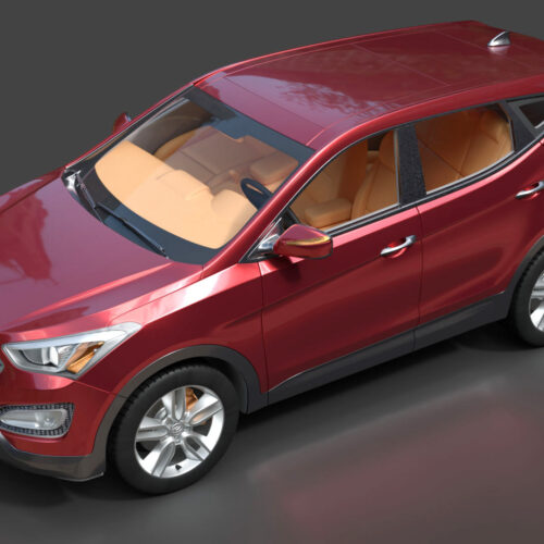 Hyundai Santa Fe Sport 2013 3D Model