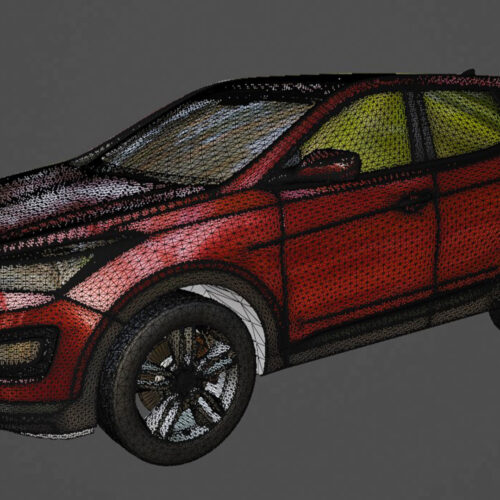 Hyundai Santa Fe Sport 2013 3D Model