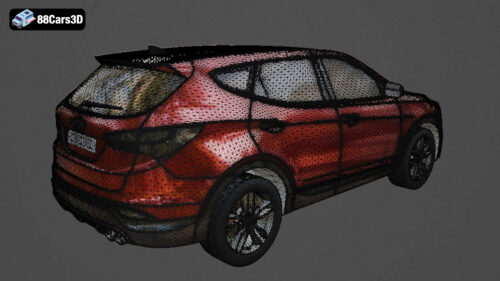 Hyundai Santa Fe Sport 2013 3D Model