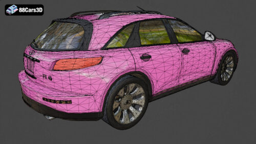 Infiniti FX45 3D Model