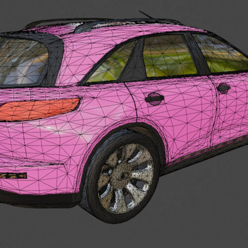 Infiniti FX45 3D Model