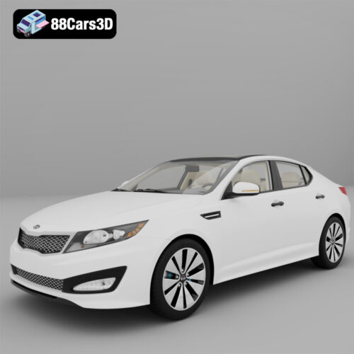 Kia_Optima_HQinterior_2011-001 Kia Optima HQ Interior 2011 3D Model