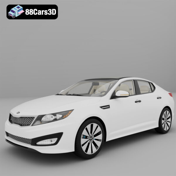 Kia Optima HQ Interior 2011 3D Model