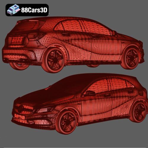 Mercedes Benz A45 3D Model
