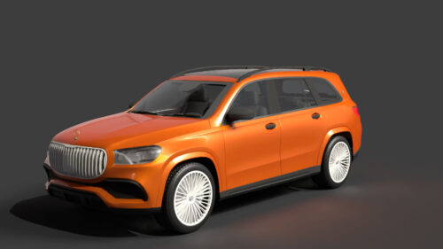 Mercedes Benz Maybach GLS 3D Model