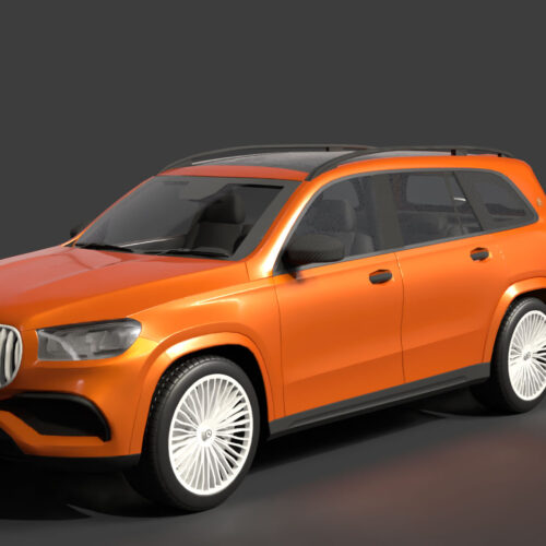 Mercedes Benz Maybach GLS 3D Model