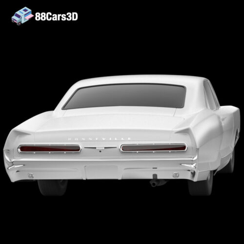 Pontiac_Bonneville_2door_1966-007 Pontiac Bonneville Hardtop 2 Door 1966 3D Model
