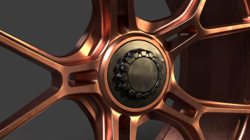Rim 5-10 Rim Multi Spoke Pattern 3D Model