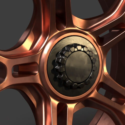 Rim Multi Spoke Pattern 3D Model
