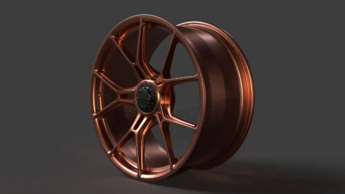 Rim 5-5 Rim Multi Spoke Pattern 3D Model