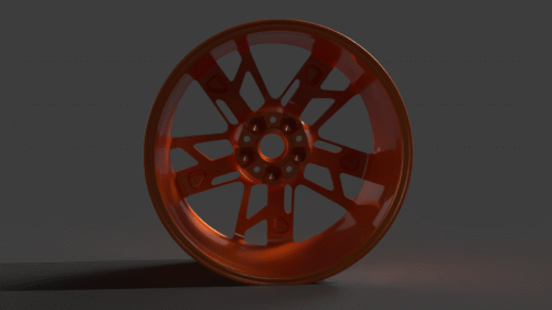 Rim Split Spoke 3D Model
