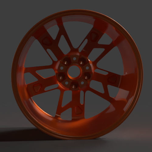 Rim Split Spoke 3D Model