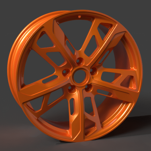 Rim Split Spoke 3D Model