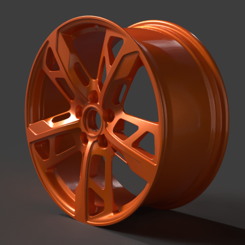 Rim Split Spoke 3D Model