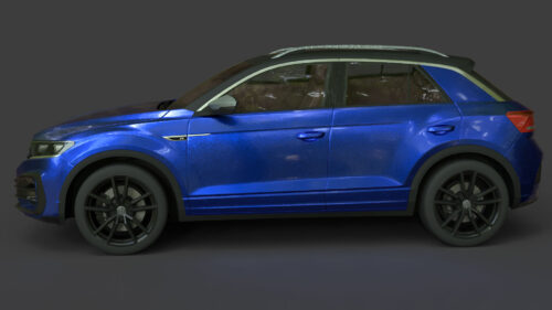 Volkswagen T-Roc R 3d Model 2 Volkswagen T-Roc R 3D Model