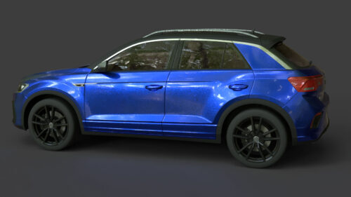 Volkswagen T-Roc R 3d Model 3 Volkswagen T-Roc R 3D Model