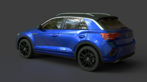 Volkswagen T-Roc R 3d Model 4 Volkswagen T-Roc R 3D Model