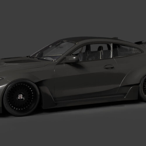 bmw-g82-m4-with-Bodykit 3d model