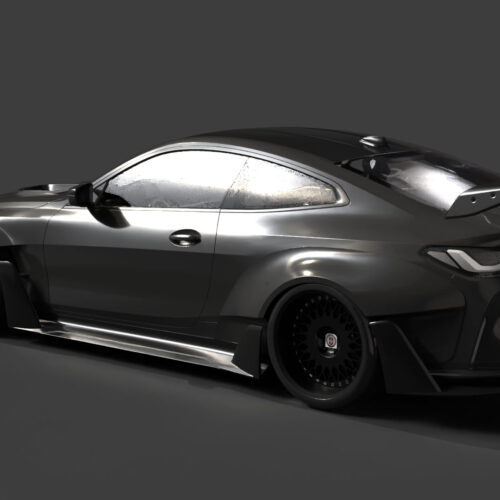 bmw-g82-m4-with-Bodykit 3d model
