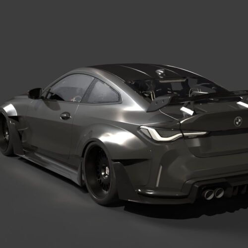 bmw-g82-m4-with-Bodykit 3d model
