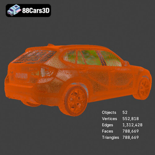 BMW X1 2013 E84 3D Model