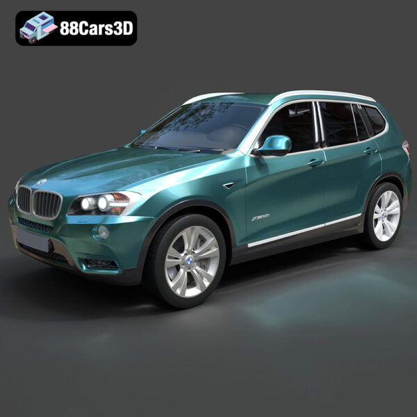 BMW X3 F251-001 BMW X3 F25 3D Model
