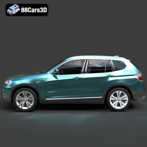 BMW X3 F251-002 BMW X3 F25 3D Model
