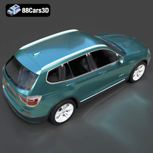 BMW X3 F251-005 BMW X3 F25 3D Model