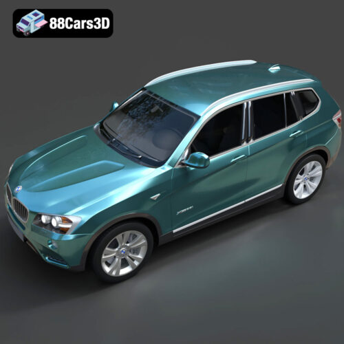 BMW X3 F251-007 BMW X3 F25 3D Model