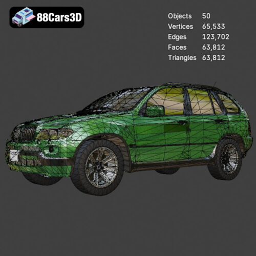 BMW-X5-E53-008 BMW X5 E53 3D Model