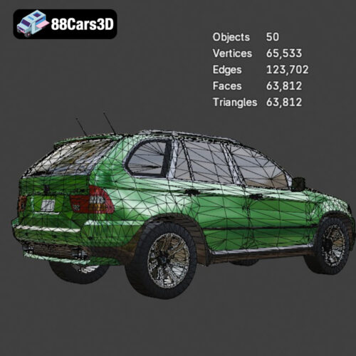 BMW-X5-E53-009 BMW X5 E53 3D Model