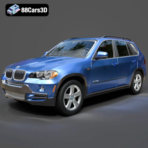 BMW X5 E70 Car 3D Model