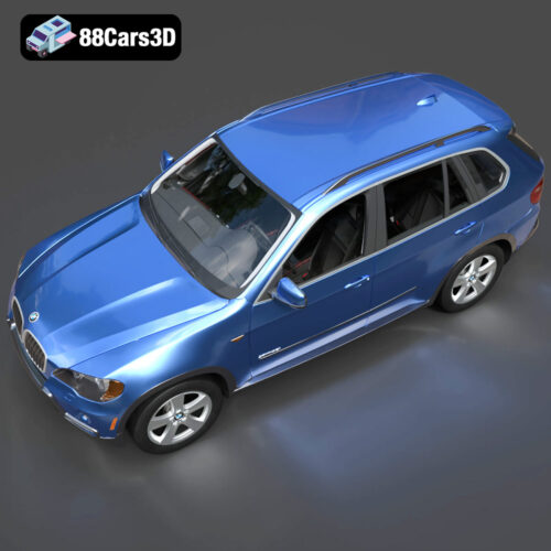 BMW X5 E70 Car 3D Model