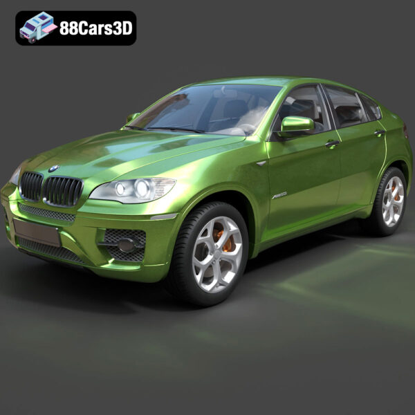 BMW X6 Drive 50i-001 BMW X6 Drive 50i 3D Model