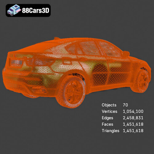 BMW X6 Drive 50i 3D Model