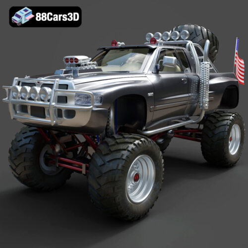 Car Bigfoot N150114 3D Model